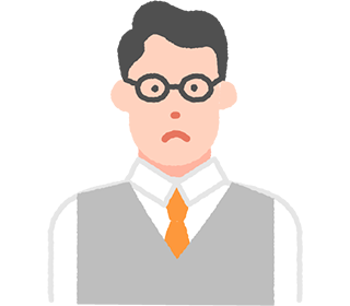 イベントの運営に悩んでいる経営者のイラスト